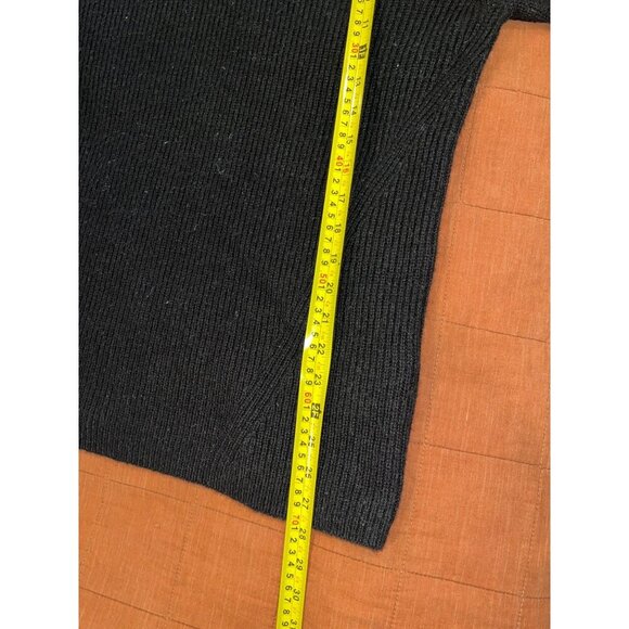 Reiss Black Orley  Ribbed Knit Sweater Size Large Womens - Picture 6 of 8